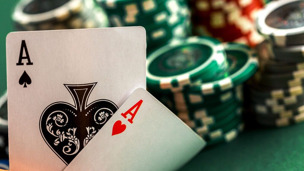 Ilustrasi Poker Chips